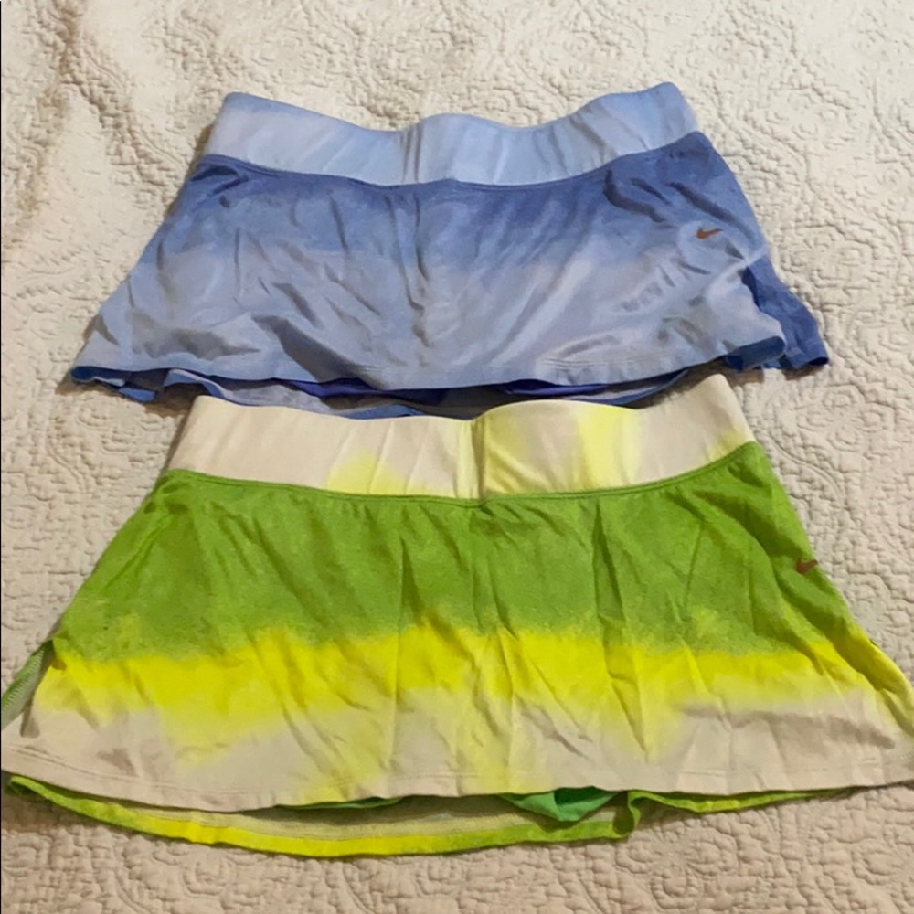 Ombré tennis skirts